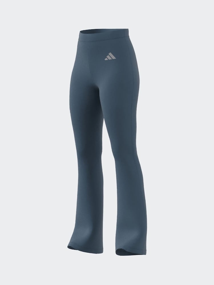 adidas Blue Flared Leggings - Image 9 of 11