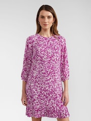 Hobbs Purple Petite Petite Liana Dress - Image 1 of 3