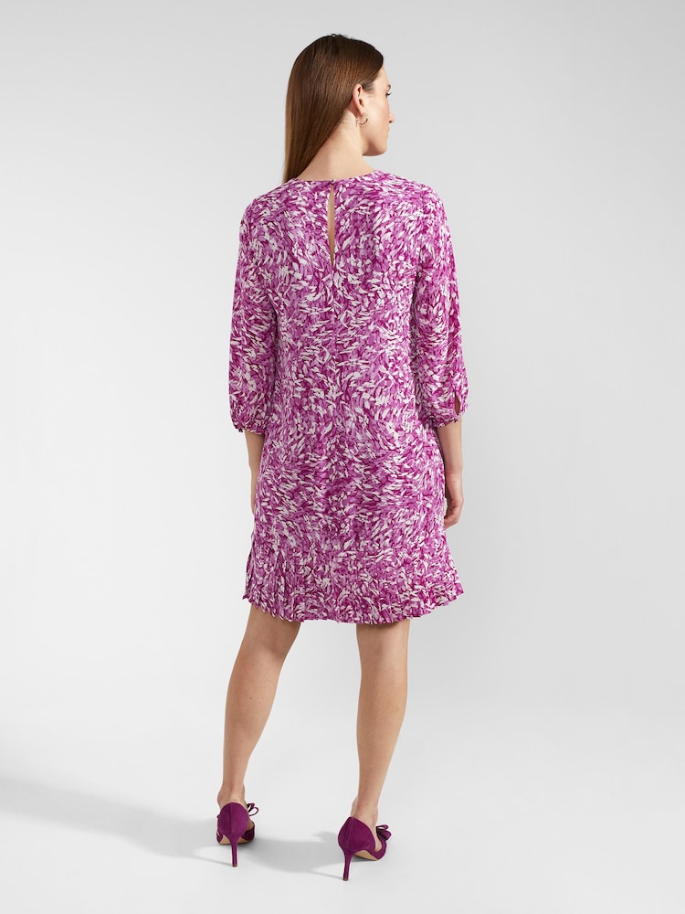 Hobbs Purple Petite Petite Liana Dress - Image 2 of 3 Hobbs Purple Petite Petite Liana Dress - Image 2 of 3