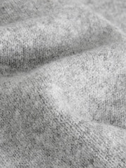 Light Grey Bouclé Knit Waistcoat - Image 9 of 9
