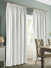 Sophie Allport White Spring Chick Made to Measure 100% Cotton Curtains - Image 2 of 6