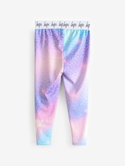 Hype. Girls Purple Multi Star Dust Leggings - Image 2 of 4