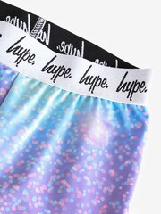 Hype. Girls Purple Multi Star Dust Leggings - Image 3 of 4