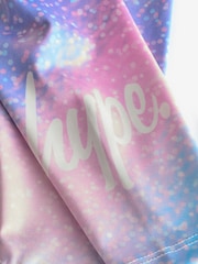 Hype. Girls Purple Multi Star Dust Leggings - Image 4 of 4