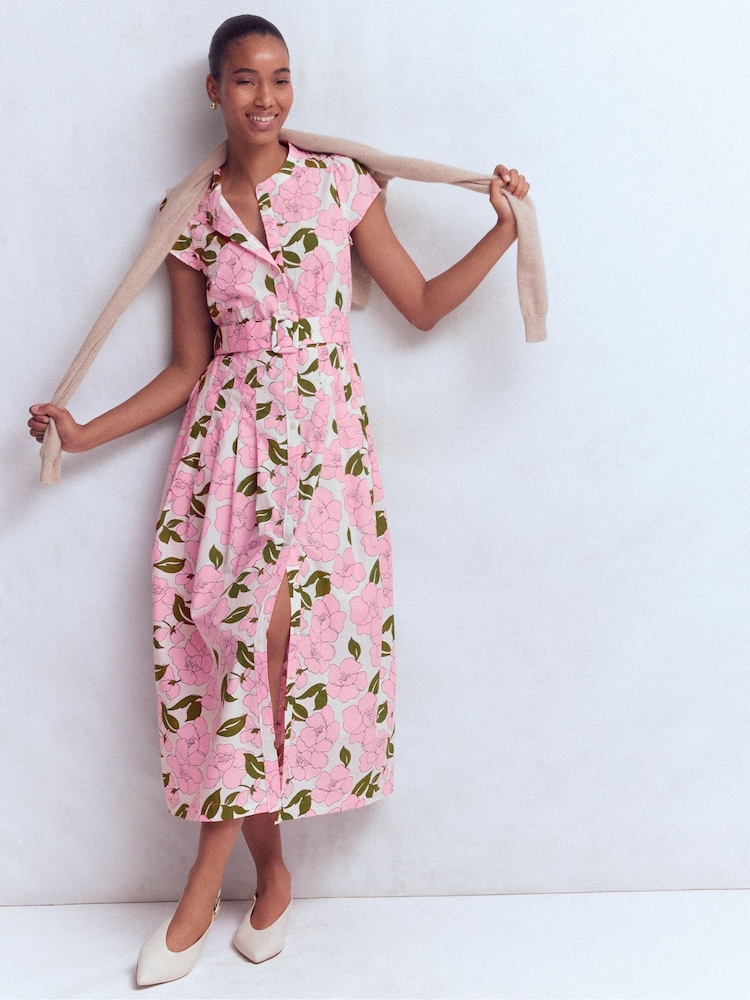 Boden Pink Arabella Cotton Maxi Dress - Image 2 of 7 Boden Pink Arabella Cotton Maxi Dress - Image 2 of 7