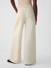 Gap Cream Mid Rise UltraSoft Baggy Jeans - Image 2 of 6