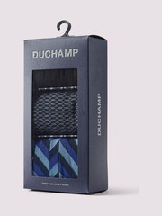 Duchamp Blue Mens Socks Gift Set 3 Pack - Image 3 of 6