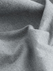 Grey Brushed 100% Cotton Oxford Long Sleeve Shirt - Image 8 of 8