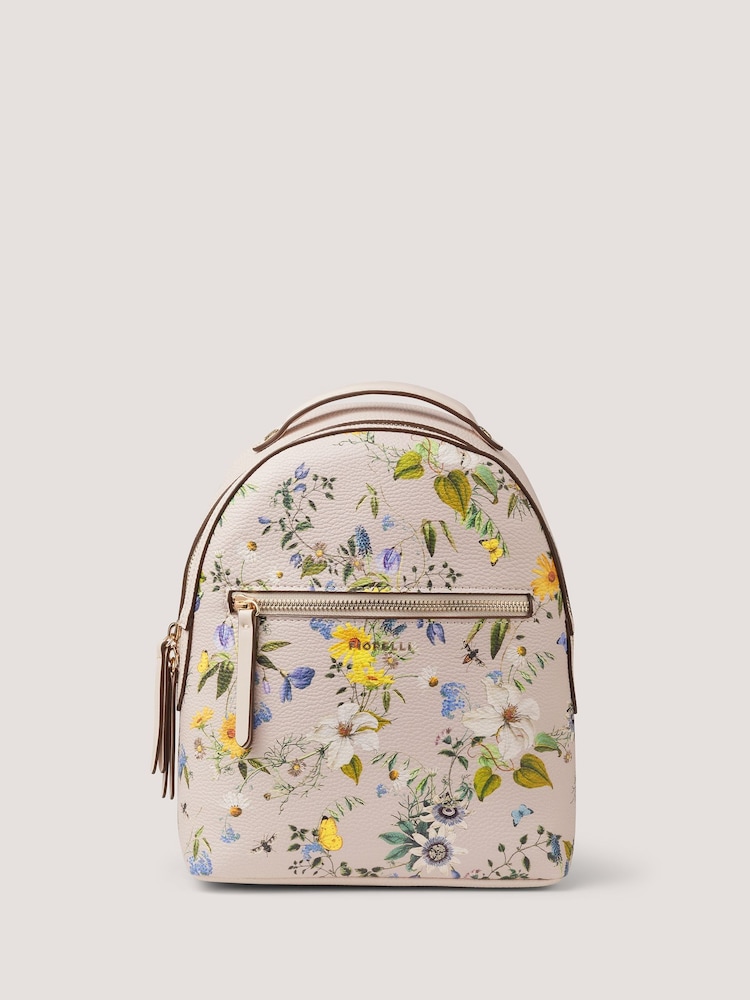 Fiorelli Anouk White Print Backpack - Image 2 of 5