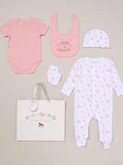 Rock-A-Bye Baby Boutique 100% Cotton 5-Piece Printed Gift Set - Image 1 of 5