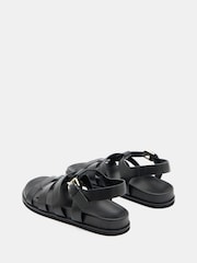 Hush Black Rose Cage Sandals - Image 3 of 4