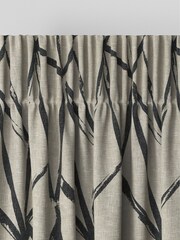 Grey Abstract Lines Made to Measure Curtains - Image 6 of 9