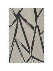 Grey Abstract Lines Made to Measure Curtains - Image 9 of 9