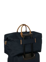 Bric's Blue Holdall With Leather Handles - Image 3 of 7