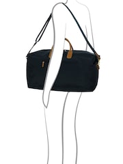 Bric's Blue Holdall With Leather Handles - Image 7 of 7