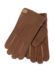 Marrón - Guantes Rowan de Just Sheepskin - Imagen 1 de 4