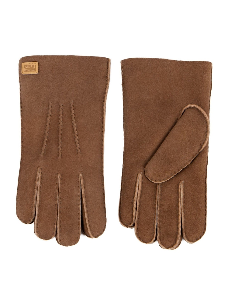 Marrón - Guantes Rowan de Just Sheepskin - Imagen 2 de 4
