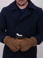 Marrón - Guantes Rowan de Just Sheepskin - Imagen 3 de 4