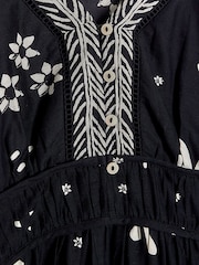 River Island Black Floral Puff Sleeve Maxi Dress - Image 5 of 5