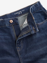 Bleu moyen/noir - Paquet 2 - Straight Fit Classic Jeans extensibles - Image 11 of 13