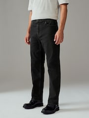 Bleu moyen/noir - Paquet 2 - Straight Fit Classic Jeans extensibles - Image 2 of 13