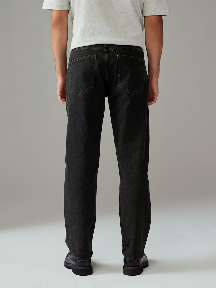 Bleu moyen/noir - Paquet 2 - Straight Fit Classic Jeans extensibles - Image 3 of 13