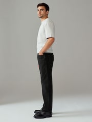 Bleu moyen/noir - Paquet 2 - Straight Fit Classic Jeans extensibles - Image 5 of 13