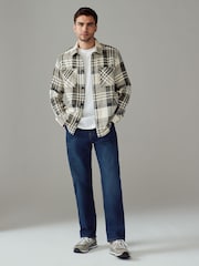 Bleu moyen/noir - Paquet 2 - Straight Fit Classic Jeans extensibles - Image 7 of 13