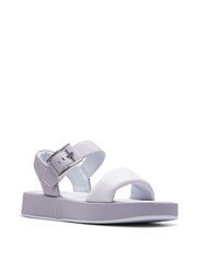 Clarks Purple Combi Alda Strap Sandals - Image 7 of 7