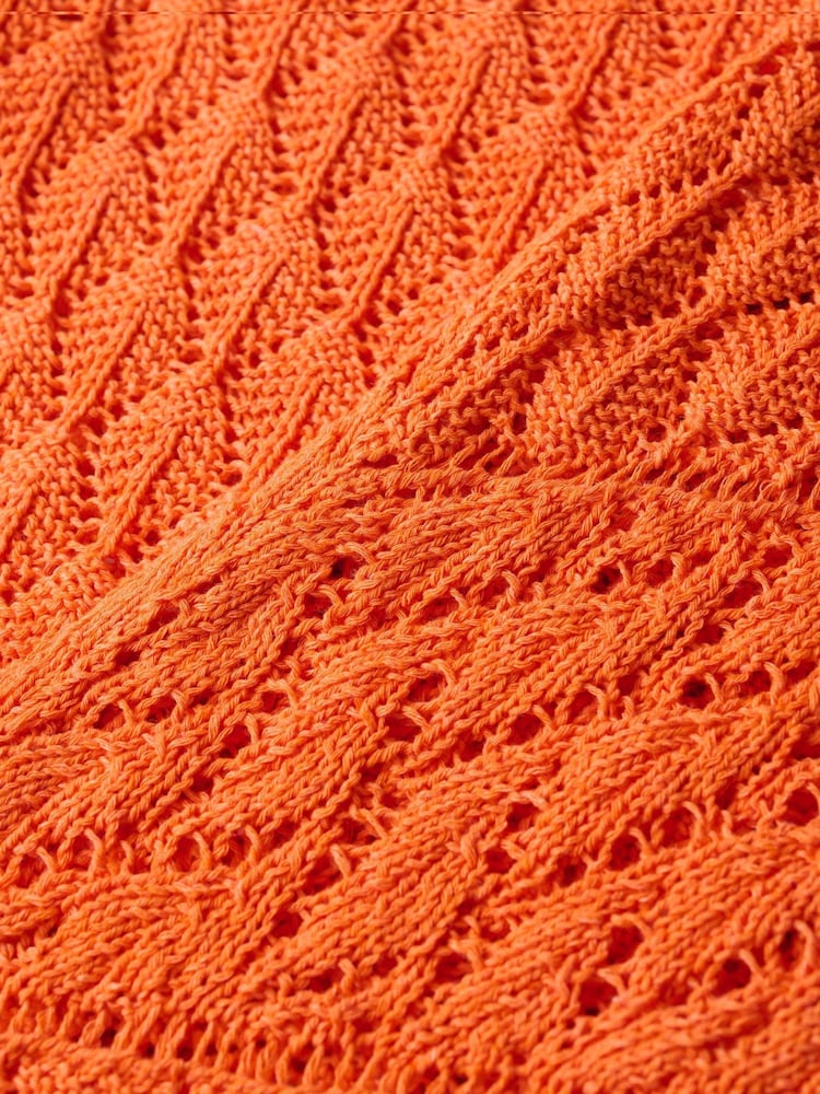Superdry Pink Mini Crochet Cami Dress - Image 6 of 6