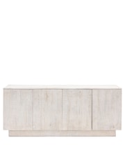 Gallery Home Whitewash Millom 4 Door Sideboard - Image 5 of 5