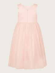 Monsoon Pink Sunflower Scuba Dress - Image 3 of 4