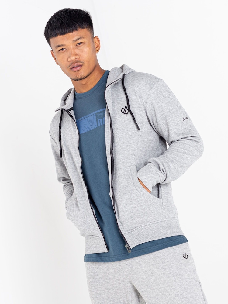 Dare 2b Grey Modulus Zip Up Hoodie - Image 1 of 6