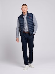 U.S. Polo Assn. Blue Mens 100% Cotton Gingham Shirt - Image 3 of 7