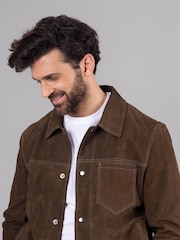Lakeland Leather Moss Green Seaton Suede Jacket - Image 2 of 9