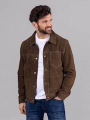 Lakeland Leather Moss Green Seaton Suede Jacket - Image 3 of 9