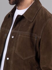 Lakeland Leather Moss Green Seaton Suede Jacket - Image 7 of 9