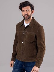 Lakeland Leather Moss Green Seaton Suede Jacket - Image 9 of 9