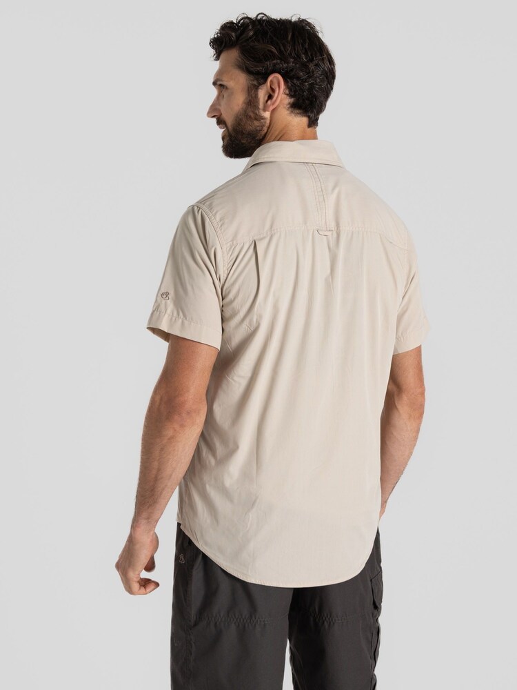 Craghoppers Kiwi Short Sleeved Natural Shirt - Image 2 of 5