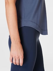 Sweaty Betty Endless Blue Breathe Easy T-Shirt - Image 6 of 7