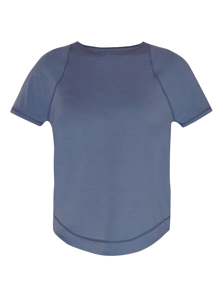 Sweaty Betty Endless Blue Breathe Easy T-Shirt - Image 7 of 7 Sweaty Betty Endless Blue Breathe Easy T-Shirt - Image 7 of 7