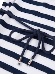 U.S. Polo Assn. Blue Womens Relaxed Stripe Polo Dress - Image 10 of 10