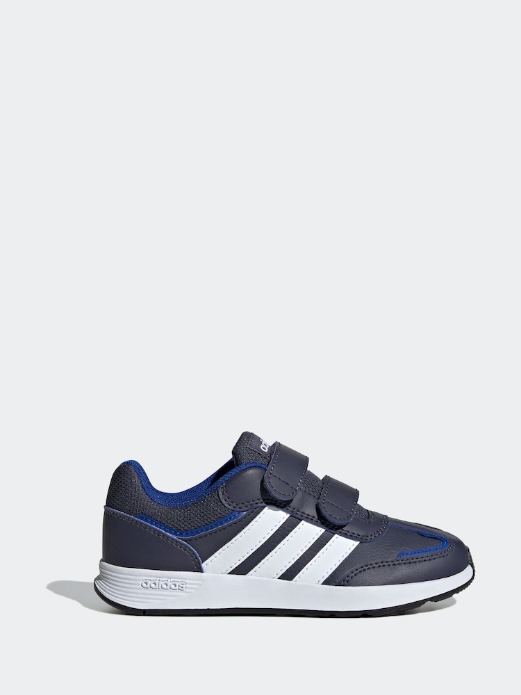 adidas Navy/White Kids Tensaur Switch Trainers - Image 1 of 8