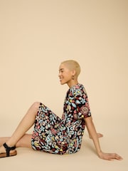 White Stuff Grey Tammy 100% Cotton Jersey Dress - Image 3 of 7