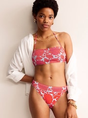 Boden Orange Milos Smocked Bikini Bottoms - Image 2 of 7