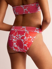 Boden Orange Milos Smocked Bikini Bottoms - Image 4 of 7