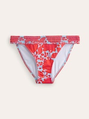 Boden Orange Milos Smocked Bikini Bottoms - Image 6 of 7