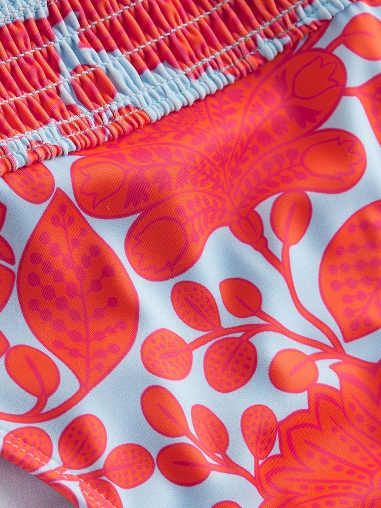 Boden Orange Milos Smocked Bikini Bottoms - Image 7 of 7