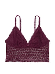Victoria's Secret PINK Purple Rose Dainty Dot Lace Bralette - Image 3 of 3