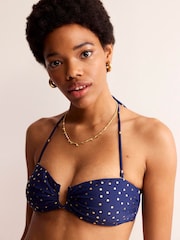 Boden Blue U-Bar Bikini Top - Image 1 of 6